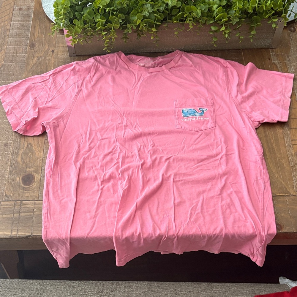 Vineyard Vines Coral Short Sleeve Tee